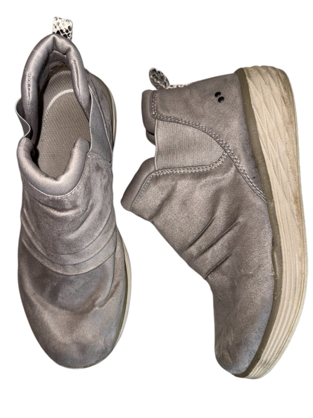 Tula Slip-On Wedge Sneakers in Taupe 7W